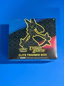 Crown Zenith Elite Trainer Box Pokemon TCG Sword and Shield 820650851476 - Image 1