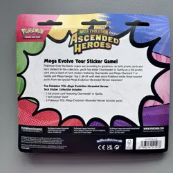 Pokemon TCG Ascended Heroes Gastly Tech Sticker 3-Pack Blister New Sealed - Image 2