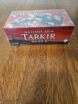 MTG Magic the Gathering Khans of Tarkir Korean Booster Box New Sealed! - Image 1