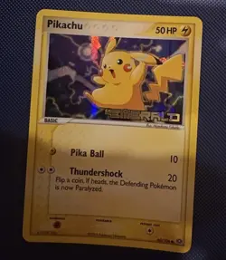 Pokemon Pikachu TCG EX Emerald Reverse Holo Card 60/106 Stamped - Holo Bleed-Vlp - Image 1
