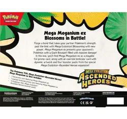 Pokemon TCG Mega Evolution Ascended Heroes Mega Meganium ex Box (New & Sealed) - Image 2