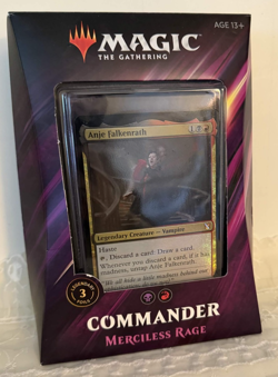 2019 Magic The Gathering Commander Merciless Rage Deck Anje Falkenrath SEALED - Image 1