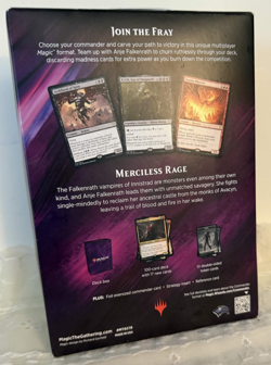 2019 Magic The Gathering Commander Merciless Rage Deck Anje Falkenrath SEALED - Image 2
