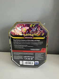 Pokemon TCG Mega Moonlit Gengar Ex Tin Brand New Factory Sealed - Image 2