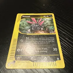 Sneasel 110/147 Reverse Holo Aquapolis 2002 Pokemon Card HP - Image 1