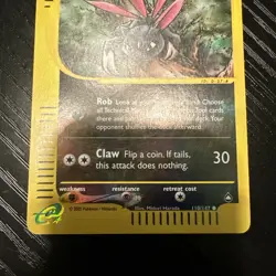 Sneasel 110/147 Reverse Holo Aquapolis 2002 Pokemon Card HP - Image 5