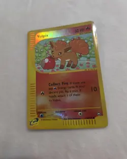 Nintendo Aquapolis Vulpix 116/147 English Reverse Holo Common 50 HP 2002 - Image 2