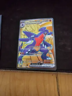Cynthia's Garchomp Ex Full Art Destined Rivals 215/182, NM Pokemon Card - Image 1