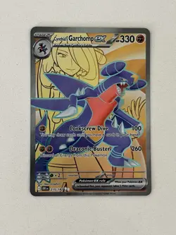Cynthia's Garchomp ex 215/182 Destined Rivals Full Art Pokemon TCG - Image 1
