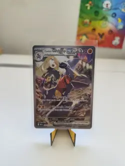 Pokemon TCG Cynthia's Garchomp EX Destined Rivals 232/182 Illustration Rare - Image 1
