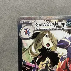 Pokemon Cynthia's Garchomp EX SV: Destined Rivals 232/182 LPU ENG PLEASE READ - Image 2