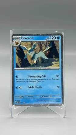Pokemon TCG - Glaceon SVP 171 Black Star Promo - Prismatic Evolutions - Image 1