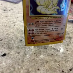 Pokemon TCG Ninetails Holo Card 1999 Base Set 12/102 Rare - Image 3