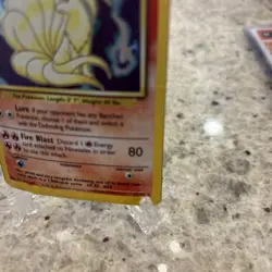 Pokemon TCG Ninetails Holo Card 1999 Base Set 12/102 Rare - Image 4