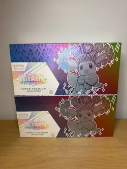 2x Pokemon TCG Prismatic Evolutions Super Premium Collection SPC SEALED IN HAND - Image 3