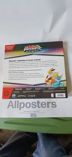 Pokemon TCG Scarlet and Violet Prismatic Evolutions Poster Collection New - Image 2