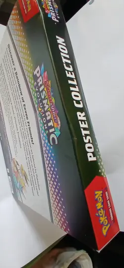 Pokemon TCG Scarlet and Violet Prismatic Evolutions Poster Collection New - Image 4