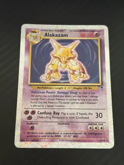 Alakazam 1/110 Legendary Collection Reverse Holo Foil Pokemon Card (2002) - Image 2