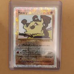 Pokemon TCG Mankey 81/110 Legendary Collection Reverse Holo EN 2002 30HP - Image 1