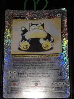 2002 Pokemon Legendary Collection #64 Snorlax Reverse Holo Foil - Image 1