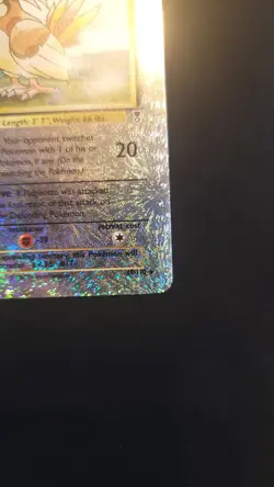 2002 Pokemon Pidgeotto 34/110 Legendary Collection Reverse Holo WotC MP - Image 4