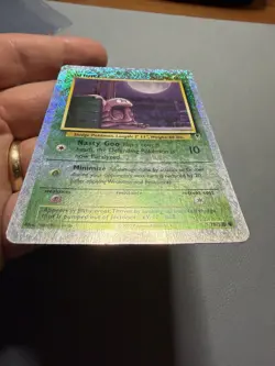 2002 Pokemon Legendary Collection Grimer #78/110 Reverse Holo Fireworks Vintage - Image 3
