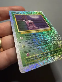 2002 Pokemon Legendary Collection Grimer #78/110 Reverse Holo Fireworks Vintage - Image 4