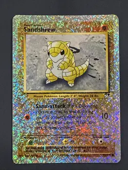 Pokemon Sandshrew 91/110 Legendary Collection Reverse Holo Common 2002 English - Image 1