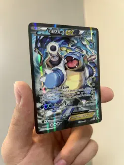 Pokemon TCG Blastoise EX XY122 Full Art Holo Black Star Promo Card - Image 2