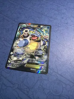 Pokemon TCG Blastoise EX XY122 Black Star Promo Full Art Holo - NM / Damaged - Image 2