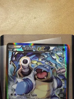 Pokemon TCG Blastoise EX XY122 Full Art Holo Black Star Promo MP - Image 4