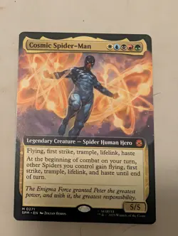 NM Cosmic Spider-Man, MTG, Marvel's Spider-Man, Magic the Gathering, 127 - Image 1