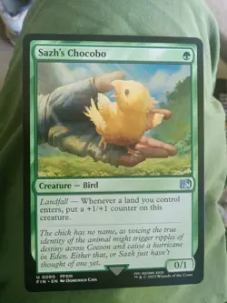 Sazhs Chocobo Final Fantasy Regular FIN 0200 MINT PACK FRESH - Image 1