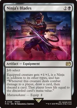 Ninjas Blades FIN 108 Rare MTG - Image 1