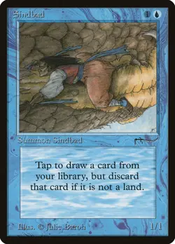 MTG Sindbad Arabian Nights Magic the Gathering - Image 1