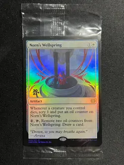 Norn's Wellspring Prerelease Foil Promo MTG Magic 2023 Phyrexia NM/M Sealed - Image 1