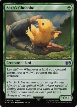 Sazh's Chocobo U FINAL FANTASY 200 NM MTG - Image 1