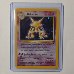 Pokemon TCG WOTC Base Set Alakazam 1/102 Holo Rare 1999 English 80 HP - Image 1