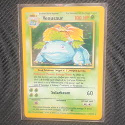 The Pokemon Company Pokemon TCG Base Set Venusaur Holo Rare 15/102 English 1999 - Image 1