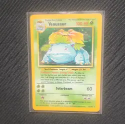 The Pokemon Company Pokemon TCG Base Set Venusaur Holo Rare 15/102 English 1999 - Image 2
