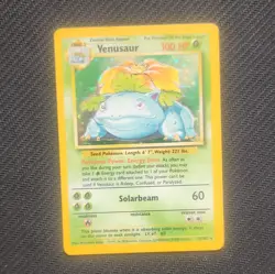 The Pokemon Company Pokemon TCG Base Set Venusaur Holo Rare 15/102 English 1999 - Image 3
