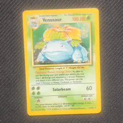 The Pokemon Company Pokemon TCG Base Set Venusaur Holo Rare 15/102 English 1999 - Image 4