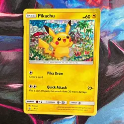 The Pokemon Company Pokemon TCG Pikachu 004/012 McDonald's 2018 Holo Promo 60 HP - Image 1