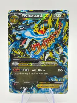 Pokemon TCG Mega M Charizard EX Flashfire Holo 69/106 HP/DMG - Image 1