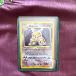 Wizards of the Coast Pokemon TCG 1999 Base Set Alakazam 1/102 Holo Rare English - Image 1