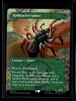 Radioactive Spider - 212 - SPM - NM - MTG Magic the Gathering - Image 1