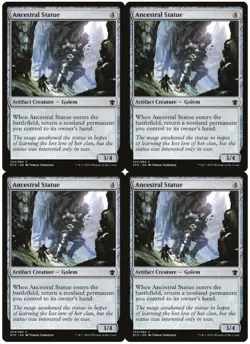MTG Ancestral Statue x4 Dragons of Tarkir Common NM/LP Playset - Image 1