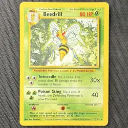 Wizards of the Coast Pokemon TCG Beedrill 17/102 Base Set Unlimited - Image 1