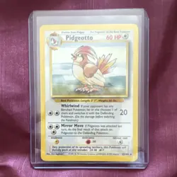 Wizards of the Coast Pokemon TCG 1999 Base Set Pidgeotto 22/102 Unc English 60 - Image 1