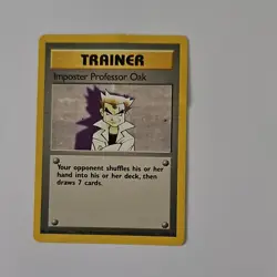 Wizards of the Coast Pokemon TCG Base Set 2 Imposter Professor Oak 73/102 Rare - Image 1